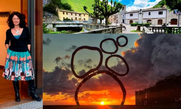 Pioraco, arrivano i "Baci Sospesi" dell'artista Barbara Sbrocca: opere su cui lasciare messaggi d'amore