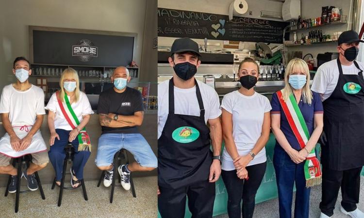 San Severino, in città aprono due nuove attività culinarie: taglio del nastro per "Piadinando" e "Smoke" San Severino, in città aprono due nuove attività culinarie: taglio del nastro per "Piadinando" e "Smoke"