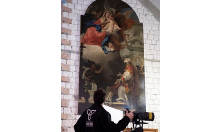 Camerino, l'arte rivive con il digitale: il capolavoro del Tiepolo visibile in gigapixel