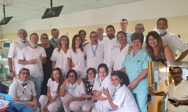 Macerata, 42 anni di servizio: il coordinatore infermieristico Sandro Scipioni va in pensione. Il saluto dei colleghi