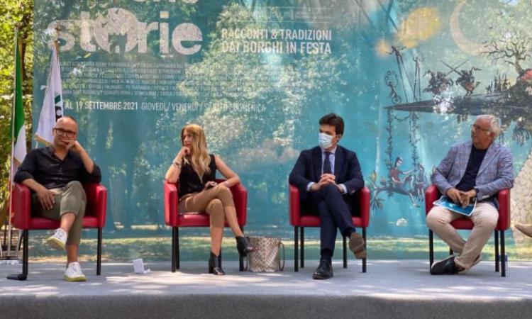 Assessore alla Cultura Giorgia Latini a Montalto delle Marche per il festival MArCHESTORIE