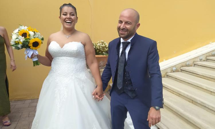 Fiori d'arancio a Osimo: Sergio e Monica hanno pronunciato il fatidico sì