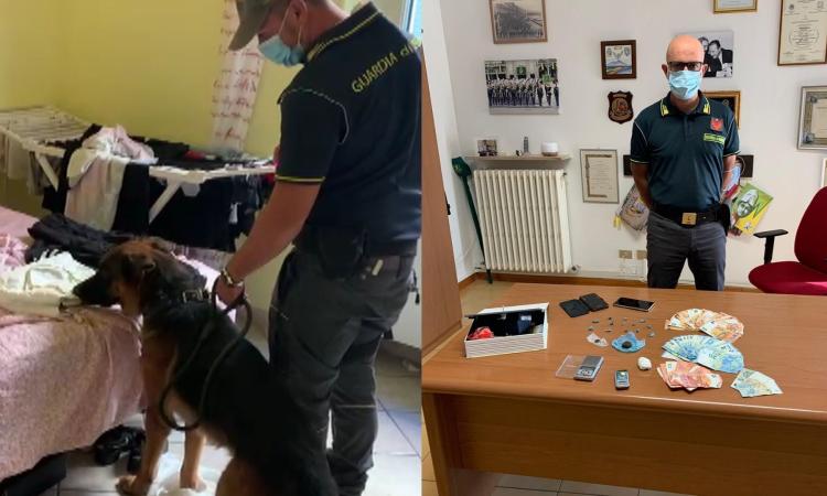 Civitanova, giovane coppia di fidanzati accusata di spaccio: lui viene arrestato, lei denunciata