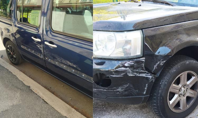 Macerata, auto 'impazzita' semina il caos in via Roma: distrutte tre vetture in sosta nella notte (FOTO)