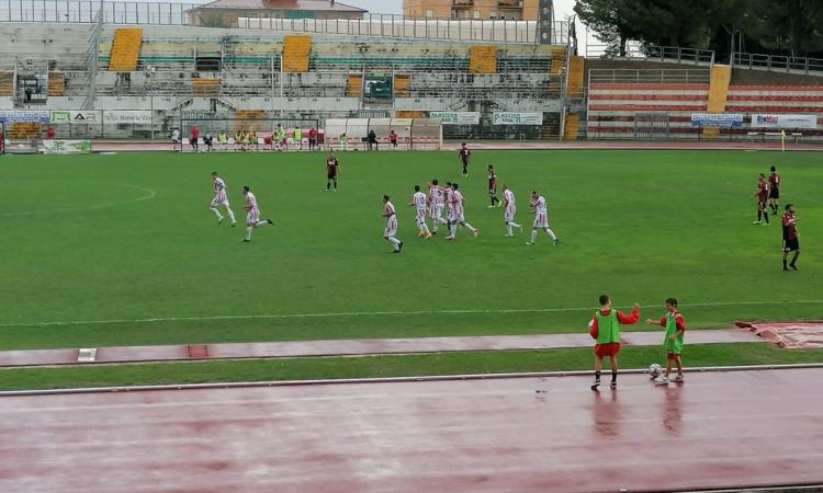 Promozione, la Maceratese trova il primo sorriso: sospesa per pioggia Civitanovese-Corridonia