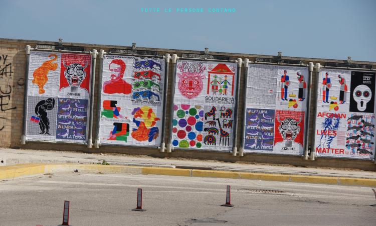 Civitanova, Cartacanta fa "parlare" i muri: 21 opere di Bubbico in esposizione in città Civitanova, Cartacanta fa "parlare" i muri: 21 opere di Bubbico in esposizione in città