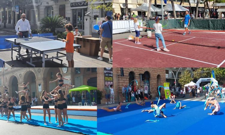 Civitanova diventa la città dello sport per una domenica: oltre 65 discipline nelle piazze