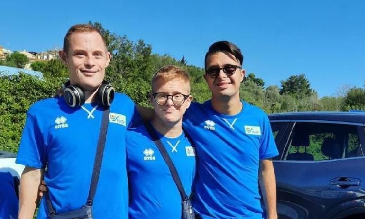 Euro Trigames: maglia azzurra per tre atleti marchigiani affetti dalla Sindrome di Down