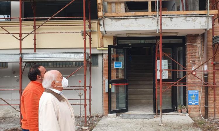 Macerata, lavori per 5,5 milioni di euro al Liceo Artistico: il termine nel 2023. Sopralluogo di Pettinari