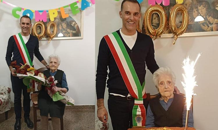 Morrovalle ha una nuova centenaria: festa per la storica bidella Bianca Scoponi Morrovalle ha una nuova centenaria: festa per la storica bidella Bianca Scoponi