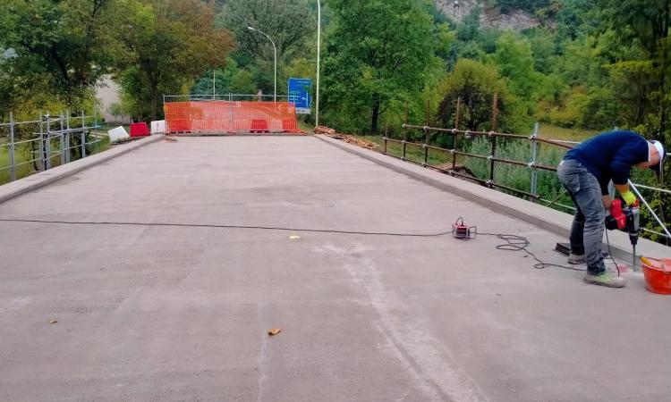 Provinciale Camerino-Tolentino, domani la riapertura del ponte sul Rio San Luca