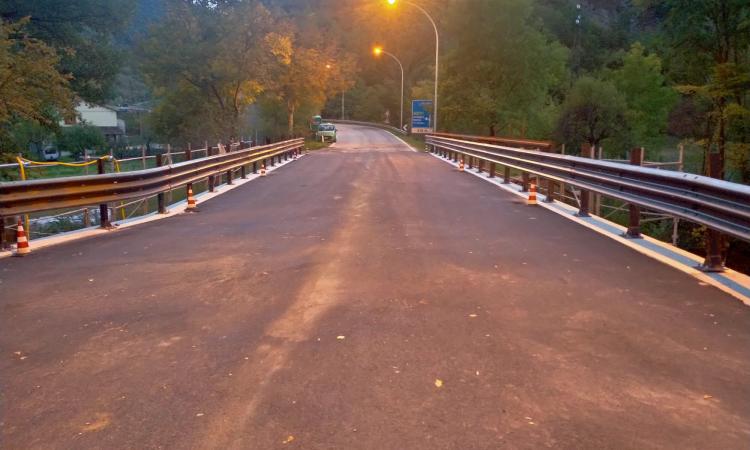 Camerino, riaperto il ponte di Sfercia: la Provincia ha completato i lavori