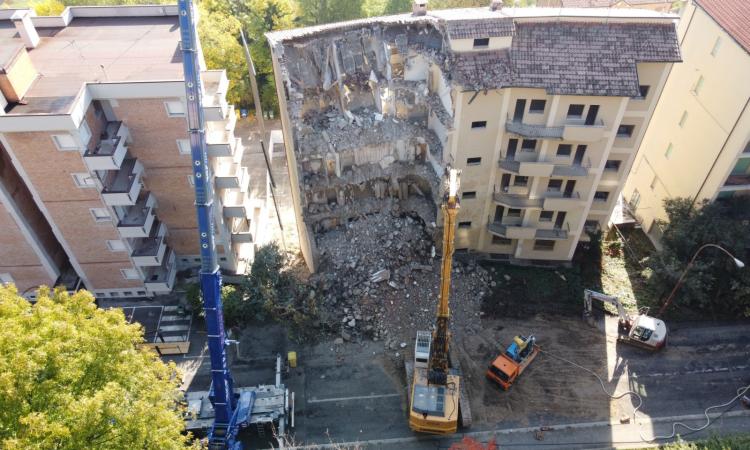 Ricostruzione, lavori in corso a Camerino: nuovi cantieri e demolizioni