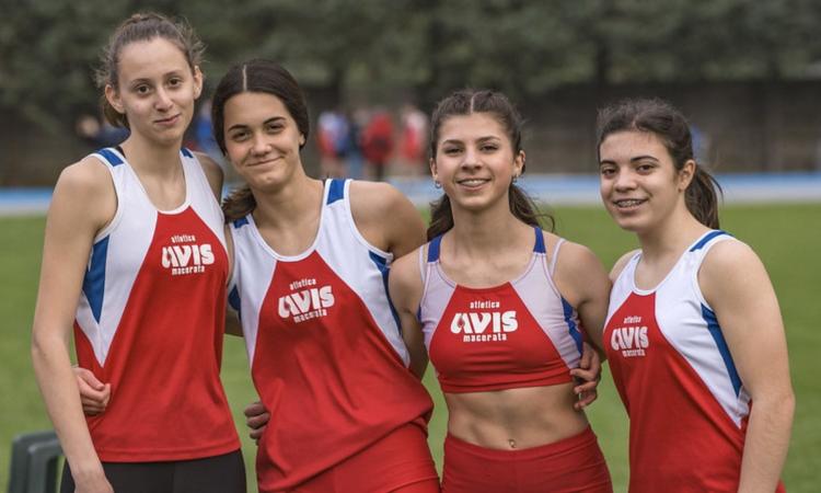 Atletica, le cadette dell'Avis Macerata vincono lo scudetto