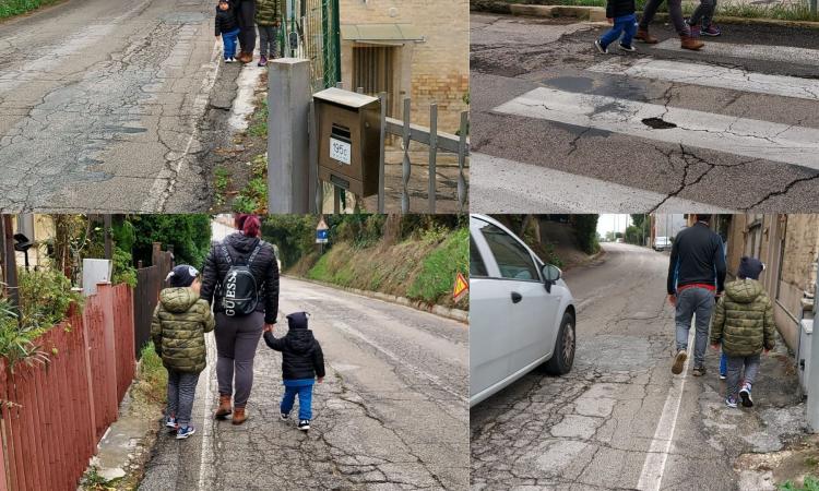 Quartiere Pace, la protesta: "Senza marciapiede e fibra ottica, noi come cittadini di serie C"