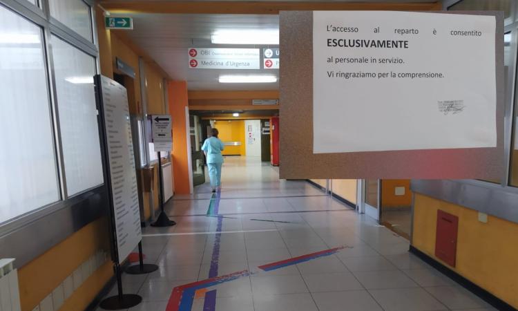 Ospedale di Macerata, focolaio Covid nel reparto di Pneumologia: i positivi salgono a otto (FOTO) Ospedale di Macerata, focolaio Covid nel reparto di Pneumologia: i positivi salgono a otto (FOTO)