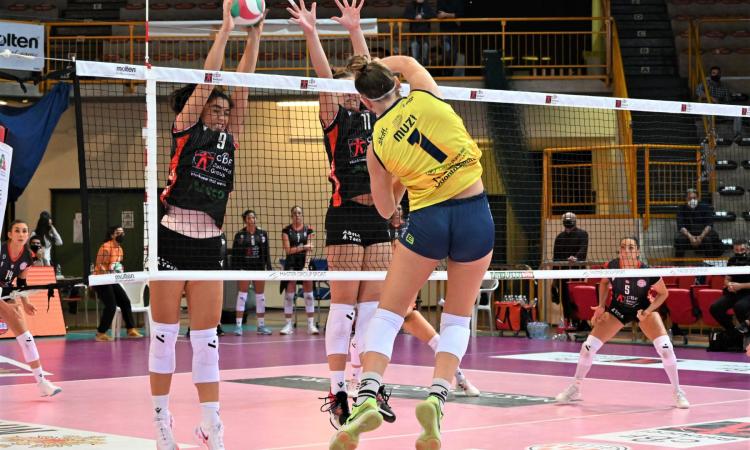 CBF Balducci, match senza storia per l'Assitec Sant'Elia. Vittoria delle maceratesi in tre set CBF Balducci, match senza storia per l'Assitec Sant'Elia. Vittoria delle maceratesi in tre set