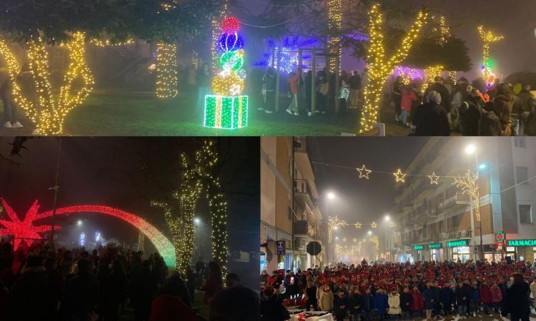 La magia del Natale a Castelraimondo: una grande stella cometa e migliaia di luci in centro La magia del Natale a Castelraimondo: una grande stella cometa e migliaia di luci in centro