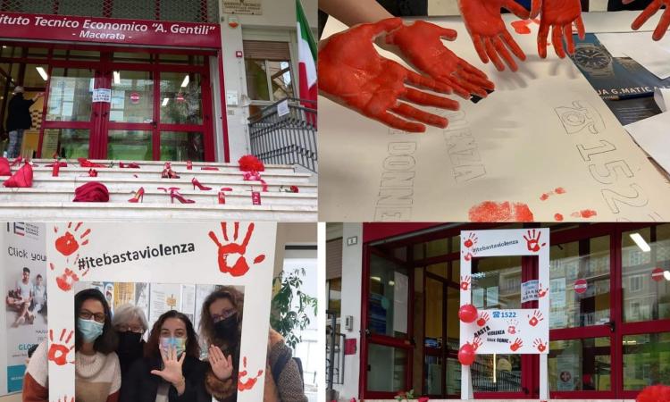 Violenza sulle donne, l'Ite "Gentili" urla il proprio 'no' con tutti i suoi studenti e docenti Violenza sulle donne, l'Ite "Gentili" urla il proprio 'no' con tutti i suoi studenti e docenti