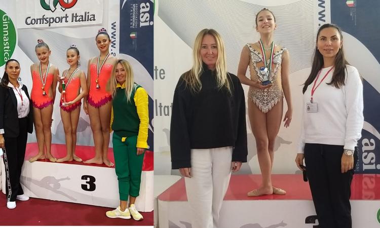 Ginnastica ritmica, brilla la Sport Fire al campionato nazionale con due bronzi e un quarto posto Ginnastica ritmica, brilla la Sport Fire al campionato nazionale con due bronzi e un quarto posto