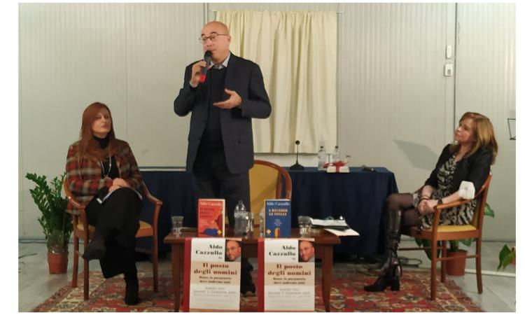 "Dante in Purgatorio dove andremo a tutti”: Aldo Cazzullo fa il pieno a Gualdo