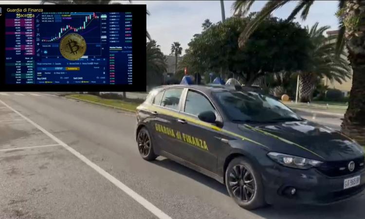 Civitanova, 230mila euro di investimenti in criptovalute nascosti al fisco: scoperti 11 furbetti