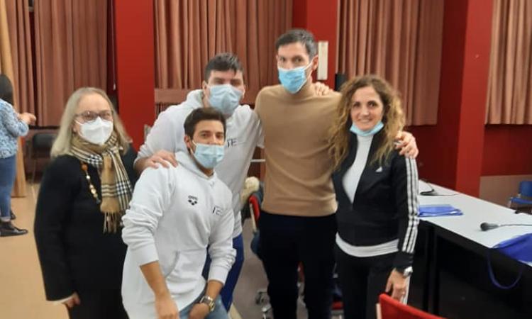 Macerata, l'arbitro Sacchi sale in cattedra: lezione di sport all'Ite "Gentili" Macerata, l'arbitro Sacchi sale in cattedra: lezione di sport all'Ite "Gentili"