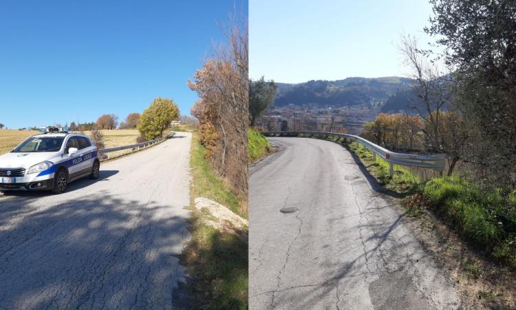 San Severino, con i soldi delle multe il Comune installa nuovi guard rail San Severino, con i soldi delle multe il Comune installa nuovi guard rail