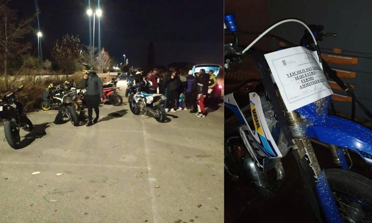 Macerata, gare di velocità tra motociclisti minorenni: 35 giovani identificati. Scattano le multe Macerata, gare di velocità tra motociclisti minorenni: 35 giovani identificati. Scattano le multe