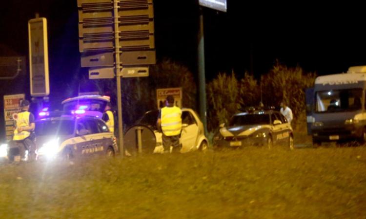 Macerata, incidente nella notte: 30enne era al volante ubriaco