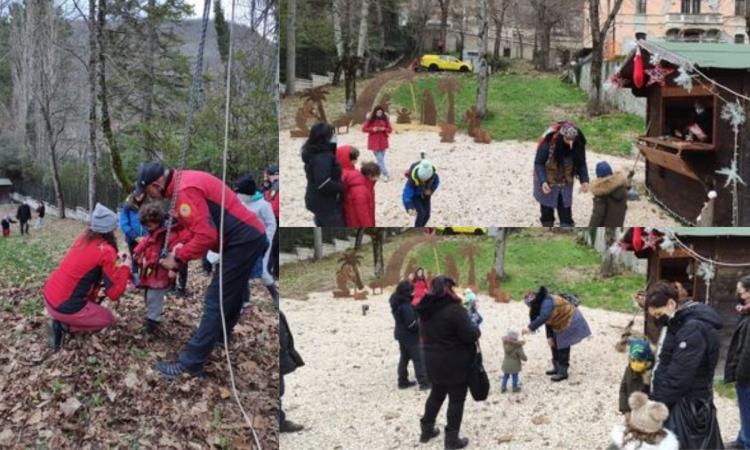 Consegnati dolci per i più piccoli: tappa a Ussita per la Befana del Soccorso Alpino