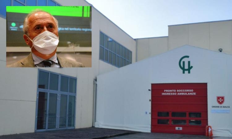 Covid Hospital, Saltamartini dice no alla riapertura: "Solo il 25% dei posti letto in intensiva è occupato"