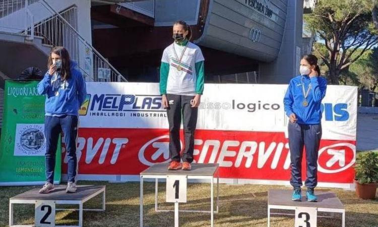 Cus Macerata, subito una medaglia con l'atletica: Anastasia Giulioni è bronzo nella 35 km di marcia