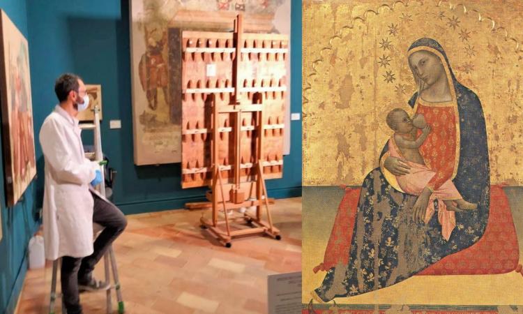 San Severino, la "Madonna dell'umiltà" torna a casa: si potrà assistere al restauro in tempo reale San Severino, la "Madonna dell'umiltà" torna a casa: si potrà assistere al restauro in tempo reale