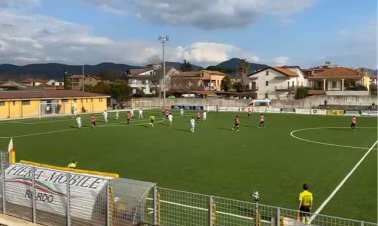 Tolentino, continua la maledizione del pareggio con l'uomo in più. Casertano in 10 resiste fino alla fine