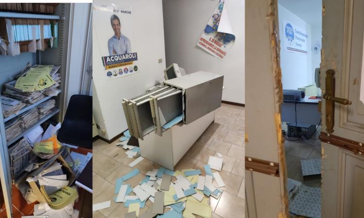 Manifesti strappati e ingresso forzato. Vandali nella sede di Fratelli d'Italia: "Grave atto di odio politico" Manifesti strappati e ingresso forzato. Vandali nella sede di Fratelli d'Italia: "Grave atto di odio politico"