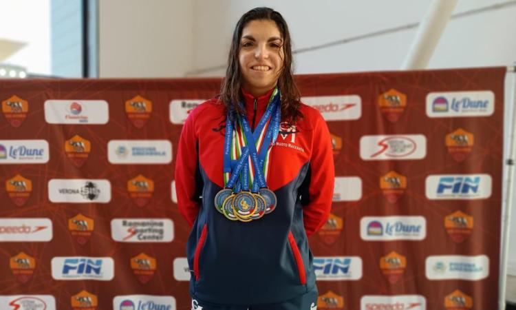 Centro Nuoto Macerata, Maria Chiara Cera da record: parteciperà alle Olimpiadi per sordi