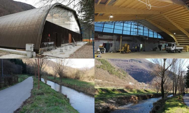 Pioraco, quasi un milione per la nuova palestra e lavori a Costa Eletta: "Fase di ricostruzione mai vista"