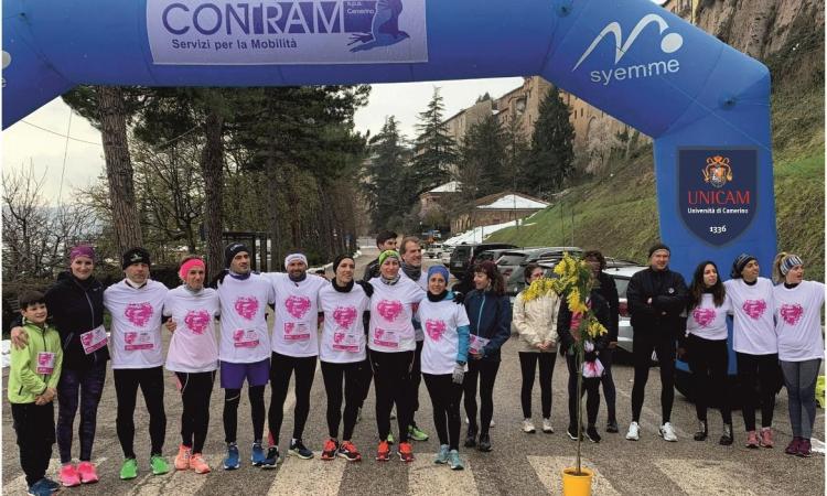 "Pink Virtual Run" a Camerino: il "giro delle mura" diventa anche virtuale