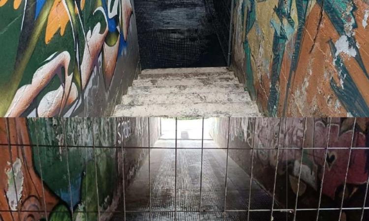 Macerata, pulizia straordinaria sottopassi di via Mugnoz: "Lavori completati nel giro di 24 ore"