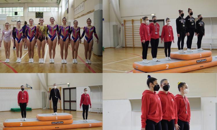 Ginnastica aerobica, Campionato Eccellenza: l’Artistica M&D di Civitanova fa il pieno di medaglie