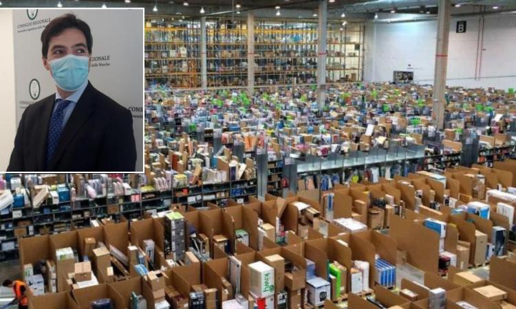 Mega centro Amazon nelle Marche, Acquaroli: "Illegittime interferenze dalla Regione nella trattativa"