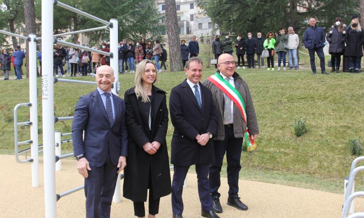 Montelupone la prima in Italia con un'isola sportiva hi-tech all’aperto (FOTO)