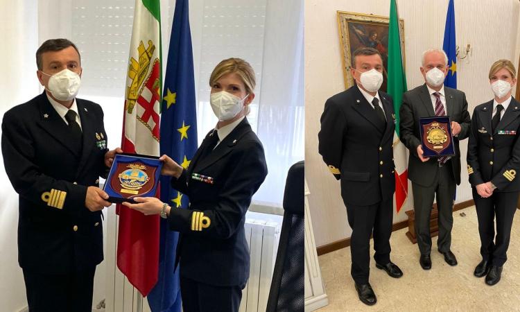 Civitanova, il capitano di vascello De Carolis in visita all’Ufficio Circondariale Marittimo