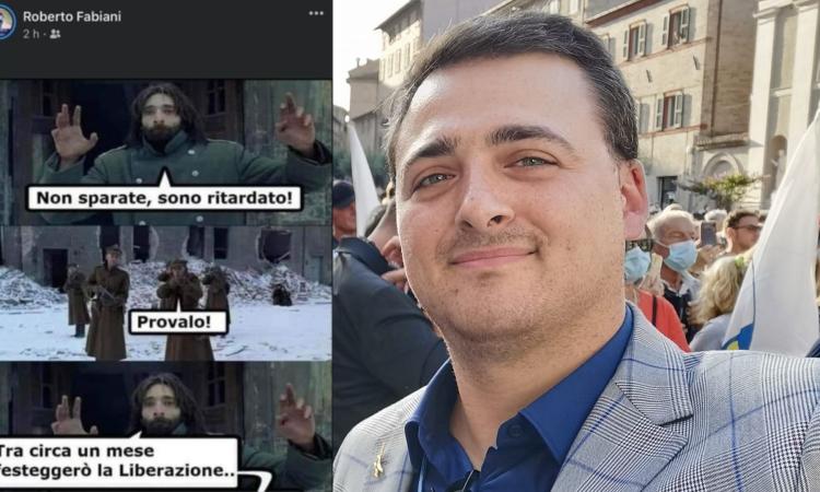 "Sono ritardato, festeggerò la Liberazione": bufera sul post del consigliere Fabiani. Anpi: "Si scusi"