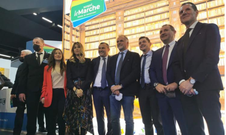 Marche terra di emozioni, inaugurato lo stand della Regione alla Bit di Milano Marche terra di emozioni, inaugurato lo stand della Regione alla Bit di Milano