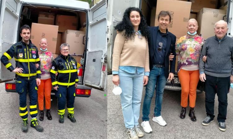 Da Petriolo all'Ucraina: imprenditore dona oltre mille paia di scarpe per bambini all'Unicef Da Petriolo all'Ucraina: imprenditore dona oltre mille paia di scarpe per bambini all'Unicef