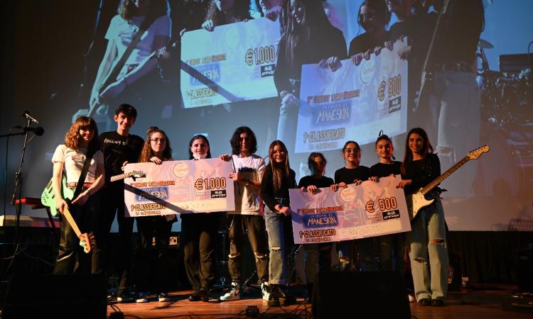 Accademia Lizard Macerata, premiati i vincitori del terzo contest musicale dedicato ai Måneskin