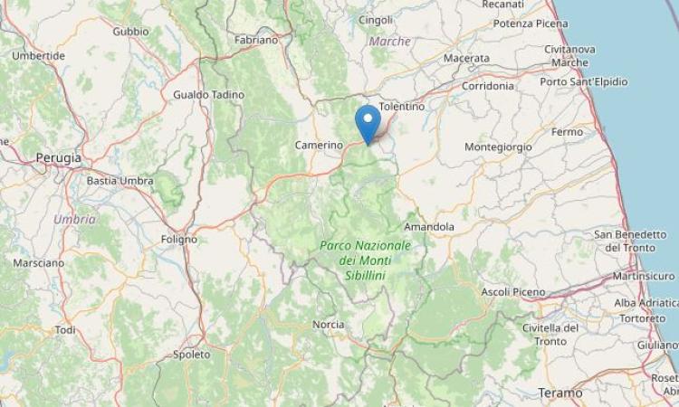 Terremoto, scossa di magnitudo 2.7 con epicentro Caldarola