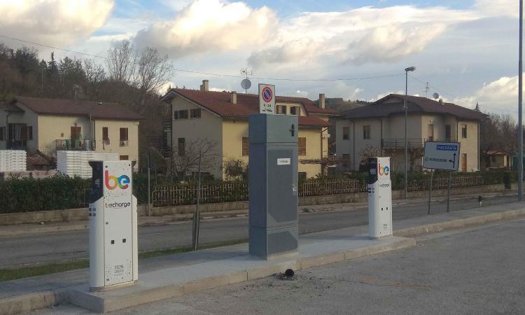 Pieve Torina, installate due stazioni di ricarica elettrica per veicoli: "Servizio per cittadini e turisti" Pieve Torina, installate due stazioni di ricarica elettrica per veicoli: "Servizio per cittadini e turisti"